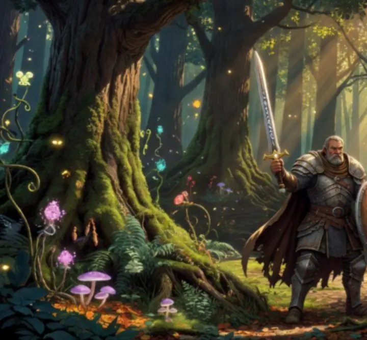 Retro-fantasy scena eksploracji w The Art of Game